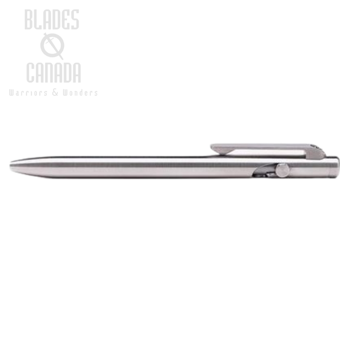 Tactile Turn Slim Bolt Action Pen Short - Titanium (image for) Tactile Turn Slim Bolt Action Pen Short - Titanium